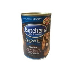 Butchers Superior Canned with Beef/Duck in Gravy 0.4 kg
