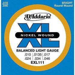 DAddario XL Nickel Wound Balanced 10-46