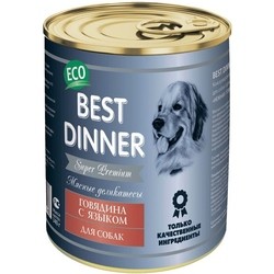 Best Dinner Adult Canned Super Premium Beef/Tongue 0.34 kg