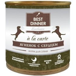 Best Dinner Adult Canned Exclusive Lamb/Heart 0.24 kg