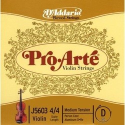DAddario Pro-Arte Single D Violin 4/4 Medium