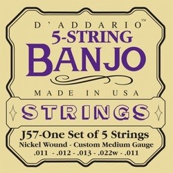 DAddario 5-String Banjo Nickel-Wound 11-22