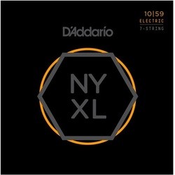 DAddario NYXL Nickel Wound 7-String 10-59