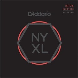 DAddario NYXL Nickel Wound 8-String 10-74