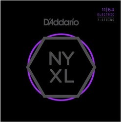 DAddario NYXL Nickel Wound 7-String 11-64