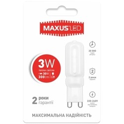 Maxus 1-LED-203 3W 3000K G9