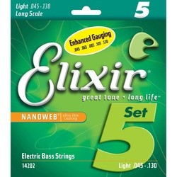 Elixir Bass 5-String Nanoweb 45-130