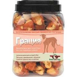 Green Qzin Petushok Zapechennyiy s Yablokom 0.75 kg