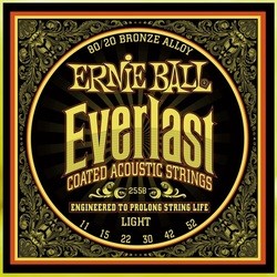 Ernie Ball Everlast Coated 80/20 Bronze 11-52