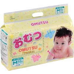 Omutsu Diapers M / 52 pcs