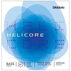 DAddario Helicore Hybrid Double Bass 3/4 Medium