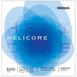 DAddario Helicore Solo Double Bass 3/4 Medium