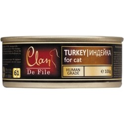 Clan De File Adult Canned with Turkey 0.1 kg