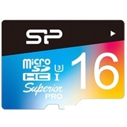 Silicon Power Superior Pro Color microSDHC UHS-I Class 10 16Gb