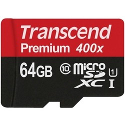 Transcend Premium 400X microSDXC UHS-I 64Gb