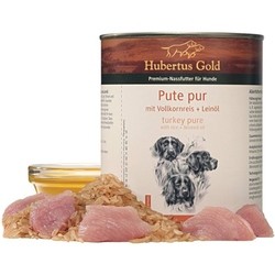 Hubertus Gold Canned with Puree Turkey/Rice 0.8 kg