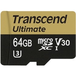 Transcend Ultimate V30 microSDXC Class 10 UHS-I U3 64Gb