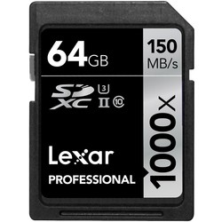 Lexar Professional 1000x SDXC UHS-II 64Gb