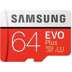Samsung EVO Plus 100 Mb/s microSDXC UHS-I U3 64Gb