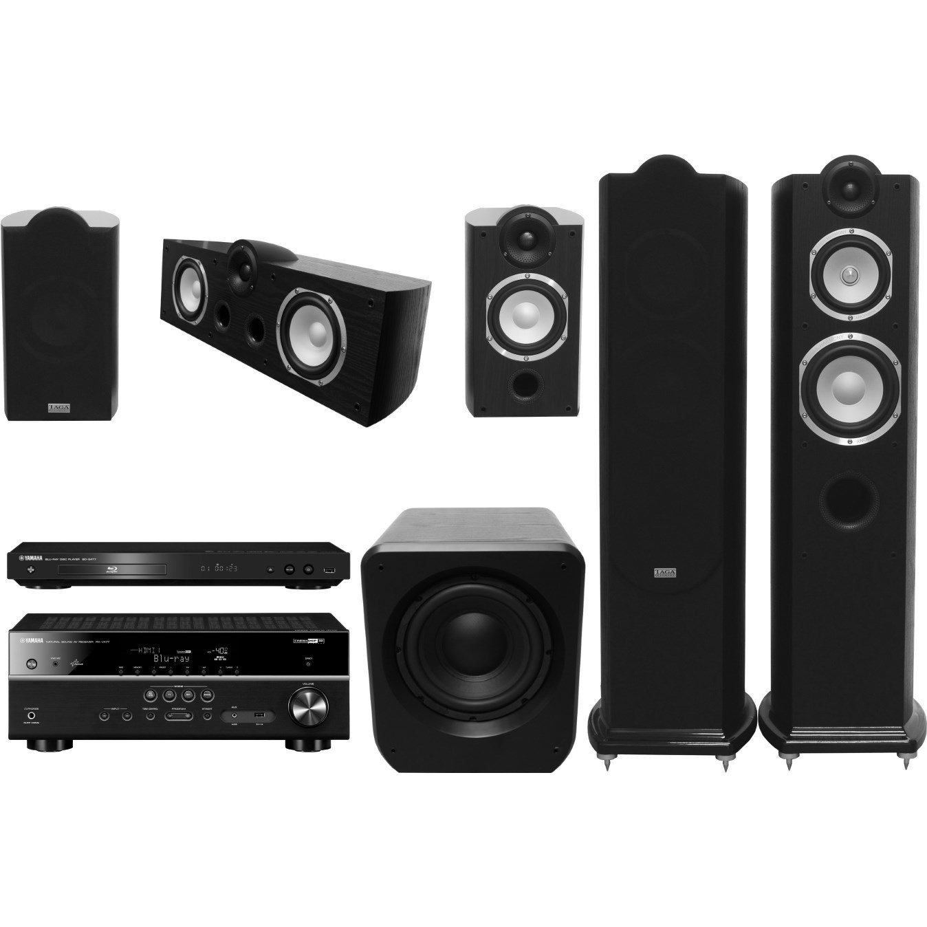 Yamaha BD-RX-V477 + Taga Pack