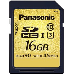Panasonic Gold SDHC Class 10 UHS-I U3 16Gb
