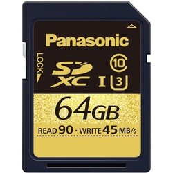Panasonic Gold SDXC Class 10 UHS-I U3 64Gb
