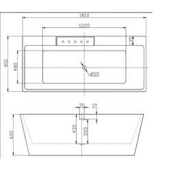 BelBagno Bath BB19 (черный)