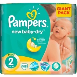 Pampers New Baby-Dry 2 / 108 pcs