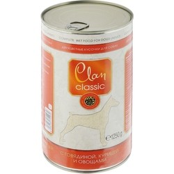 Clan Classic Adult Canned Beef/Chicken/Vegetable 1.25 kg