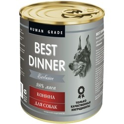 Best Dinner Adult Canned Exclusive Horsemeat 0.34 kg