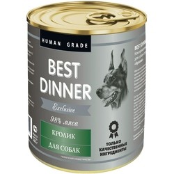 Best Dinner Adult Canned Exclusive Rabbit 0.34 kg