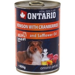 Ontario Adult Canned with Venison/Cranberries 0.4 kg