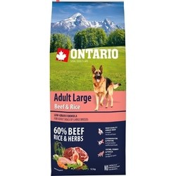 Ontario Adult Large Beef/Rice 12 kg