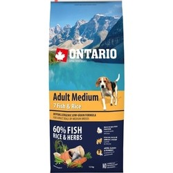 Ontario Adult Medium 7 Fish/Rice 12 kg