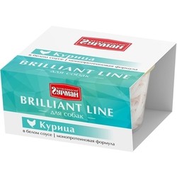 Chetveronogij Gurman Adult Brilliant Line Chicken in Sauce 0.1 kg