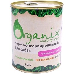 ORGANIX Adult Canned with Beef/Tongue 0.85 kg