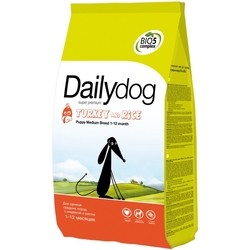 Dailypet Puppy Medium Breed Turkey/Rice 3 kg