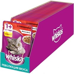 Whiskas Adult Packaging Mini Fillet Beef 0.085 kg