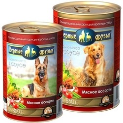 Vernye Druzja Adult Canned with Cold Cuts 0.4 kg