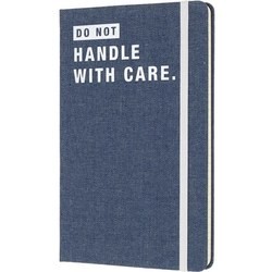 Moleskine Denim Do Not Handle With Care Ruled