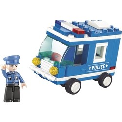 Sluban Police Van M38-B0177