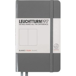 Leuchtturm1917 Plain Notebook Pocket Grey