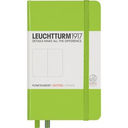 Leuchtturm1917 Dots Notebook Pocket Lime