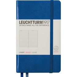 Leuchtturm1917 Ruled Notebook Pocket Blue