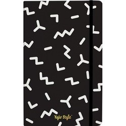 Kyiv Style Ruled Notebook A5 Black