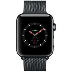 Apple Watch 3 38 mm Cellular (черный)
