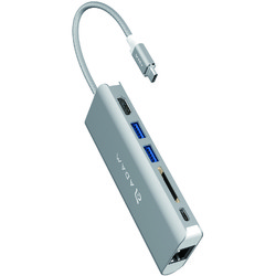 ADAM Elements CASA Hub A01 USB 3.1 USB Type C (серебристый)