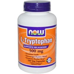 Now L-Tryptophan 500 mg 120 cap
