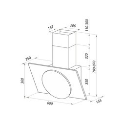 MAUNFELD TOWER L PUSH 60 (черный)