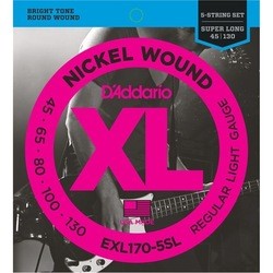 DAddario XL Nickel Wound Bass 5-String SL 45-130